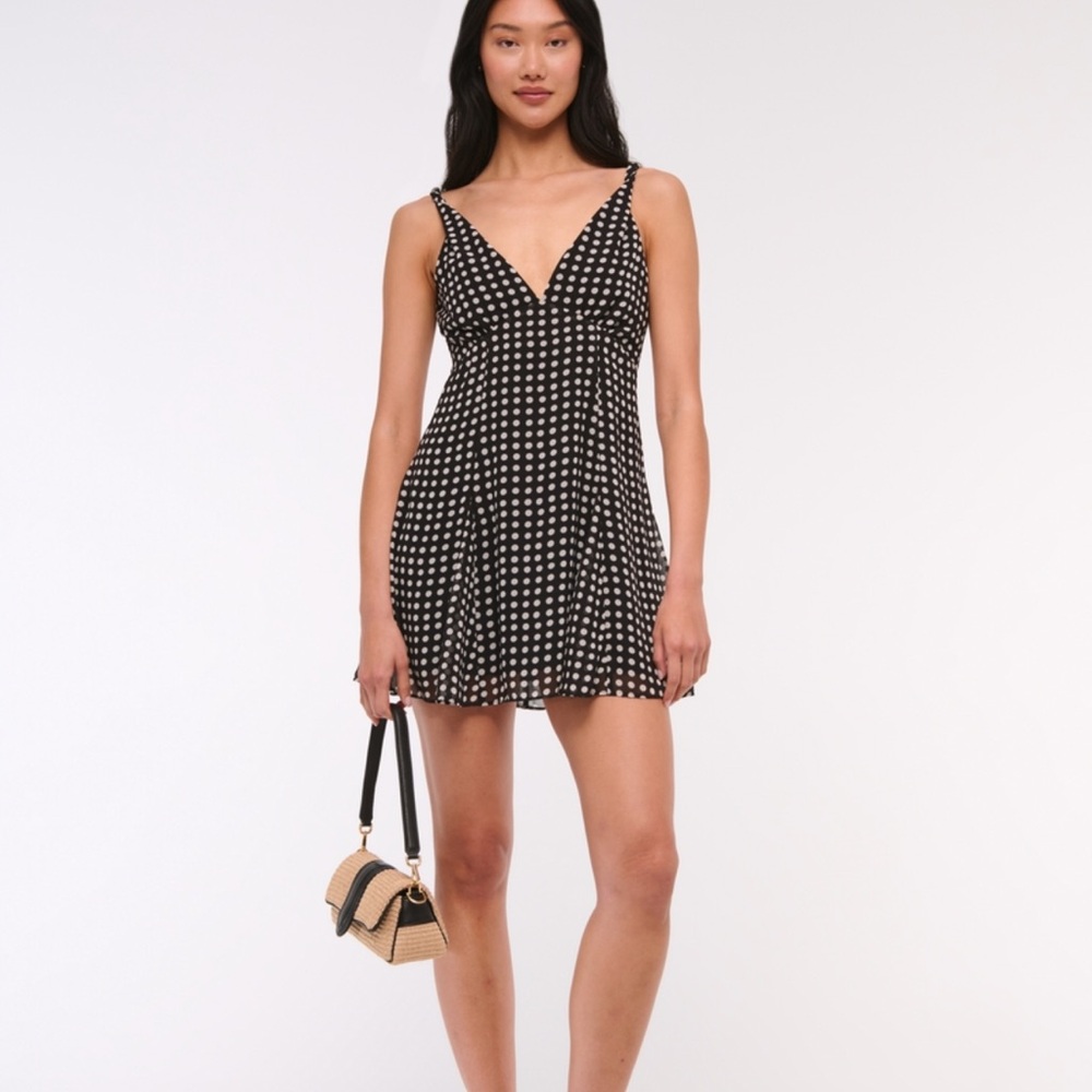Abercrombie & Fitch Black and White Mini Dress